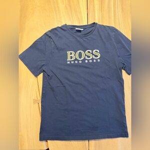 Hugo Boss Boy’s Navy Logo T-Shirt